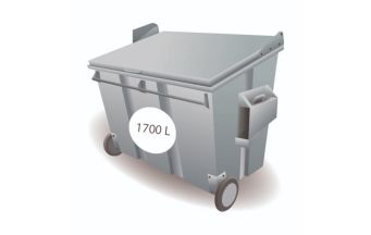1700 liter rolcontainer Bedrijfsafval
