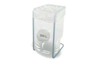 300 liter zakkenhouder Plastic-folie