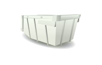 10 m3 Puincontainer HOOG
