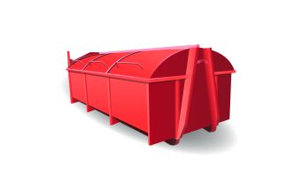 11 m3 Houtafval Container GESLOTEN