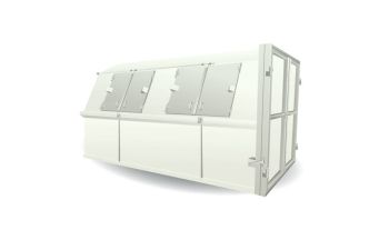 15 m3 Groenafval Container GESLOTEN