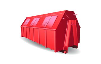 20 m3 Bouwafval en sloopafval container GESLOTEN
