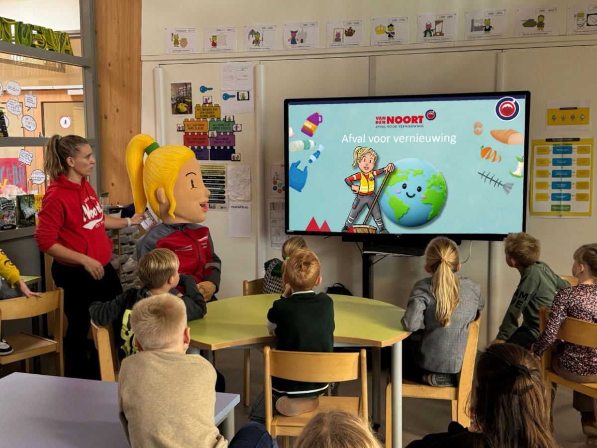 Bezoek Van den Noort aan Basisschool KC Klinkers te Tilburg