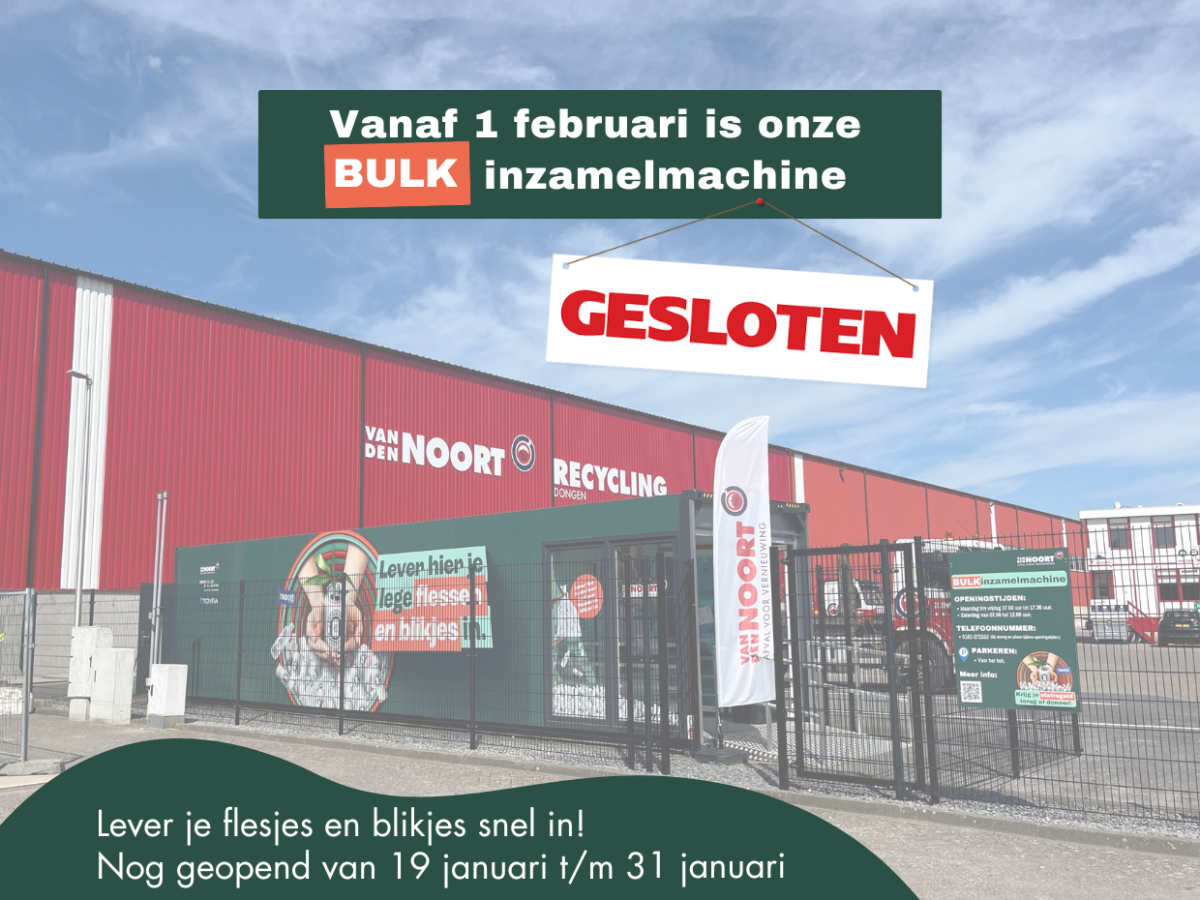 Bulkmachine aan De Leest 26 in Dongen sluit per 31 januari