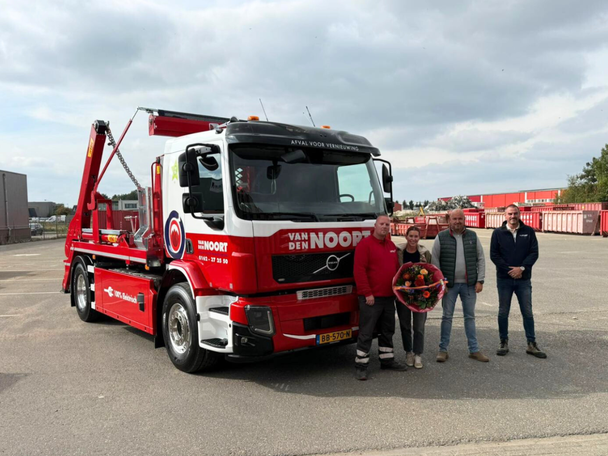 Eerste 100% elektrische vrachtwagen bij Van den Noort! 