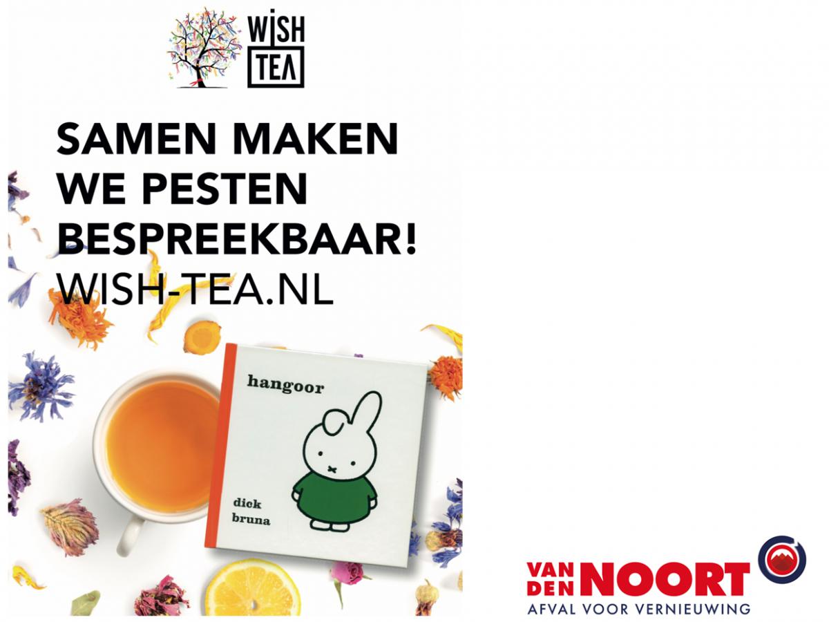 Van den Noort sponsort Wish Tea anti pest pakketten | Dongen