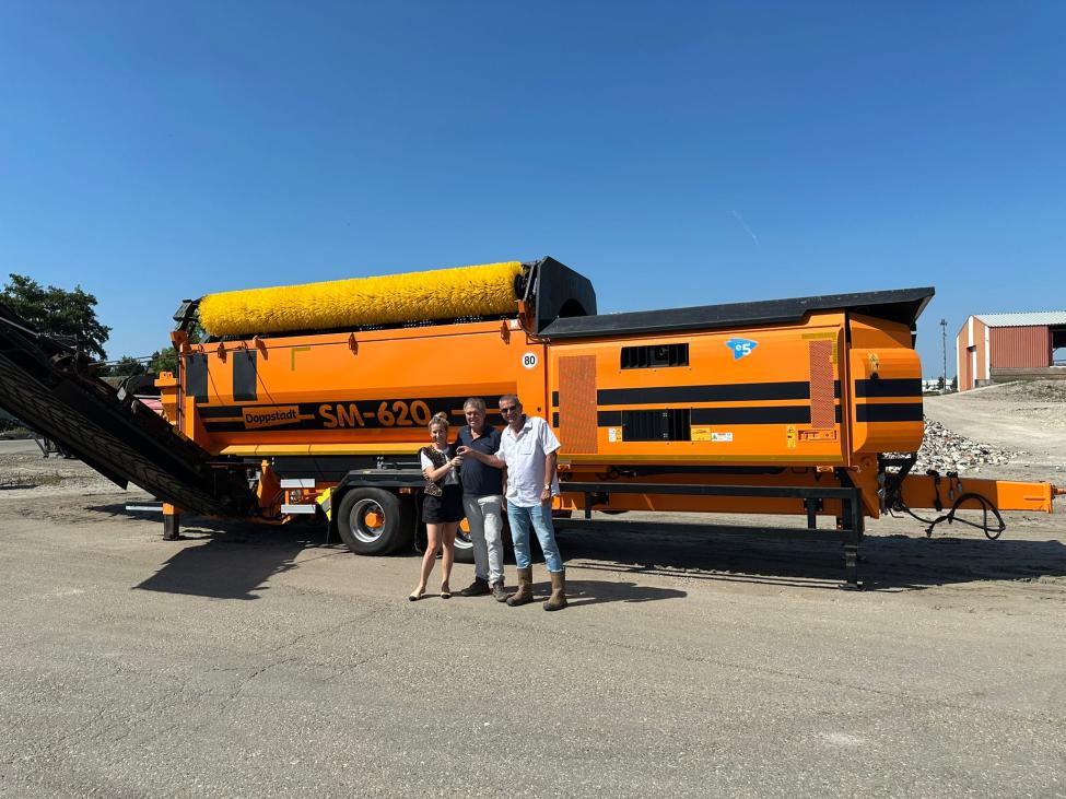 Aanschaf Doppstadt trommelzeef