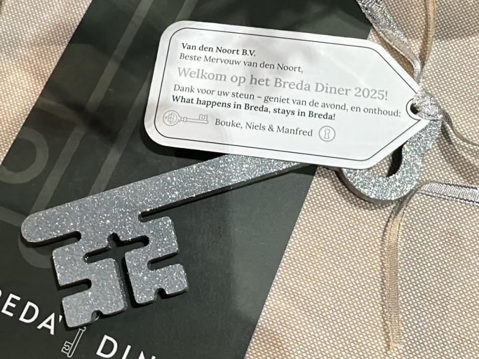 Van den Noort aanwezig tijdens derde editie Breda Diner