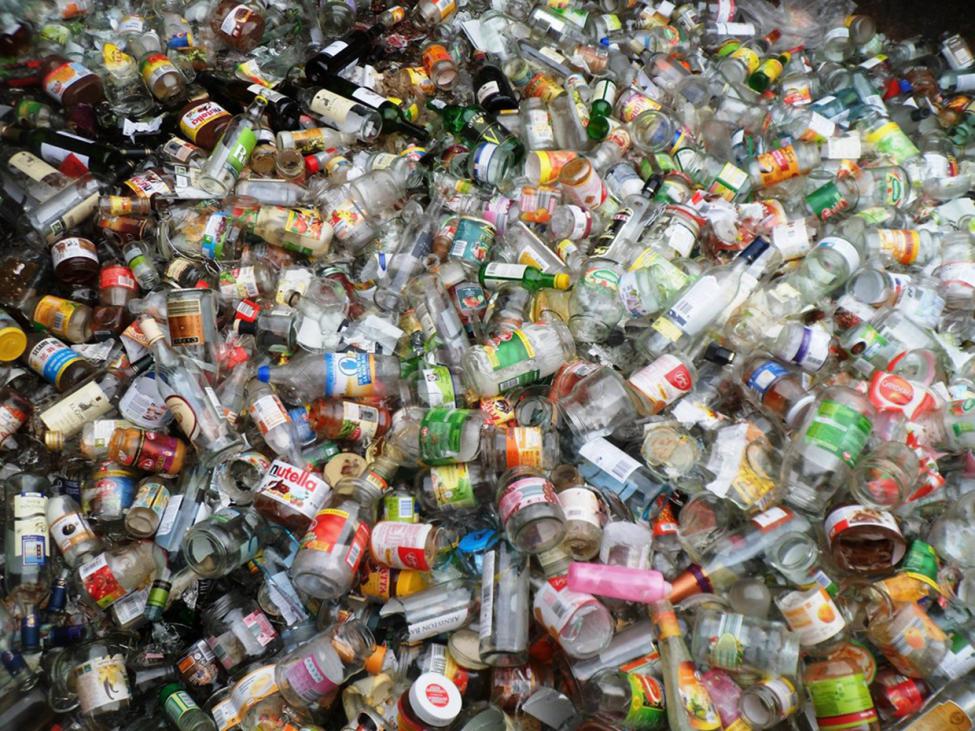 Ledigingsroute glasafval hervat