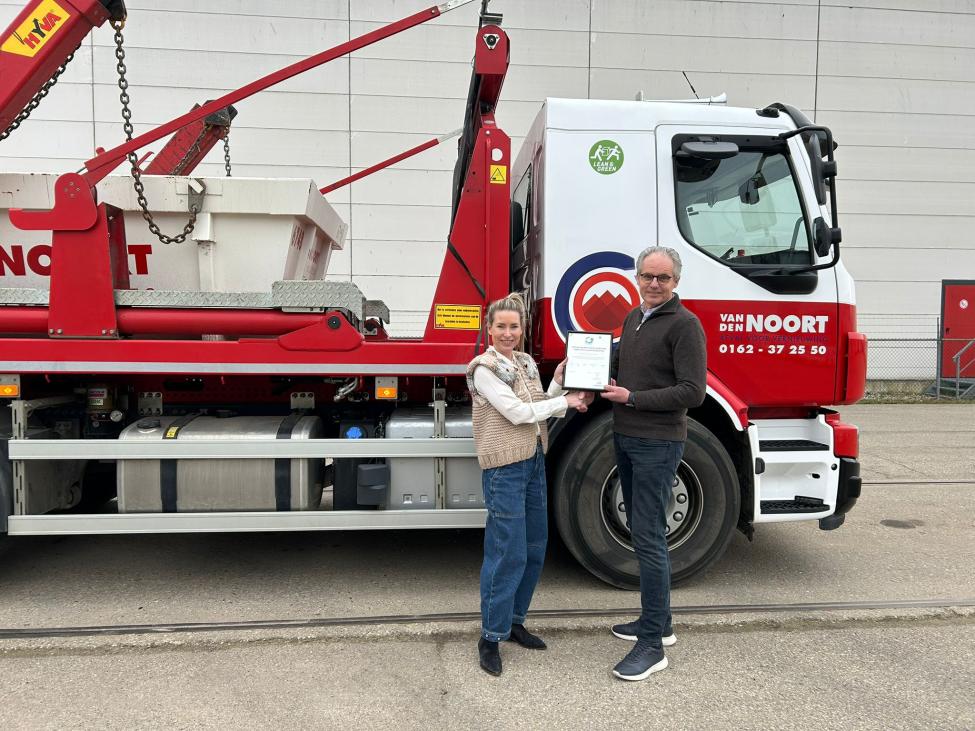 Van den Noort ontvangt Verpact-verklaring voor registratie verpakkingsafval 