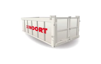 10 m3 Bouwafval en sloopafval container LAAG