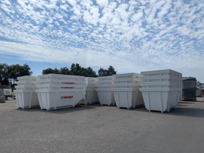 Nieuwe portaalcontainers van 6m³ en 10m³ op voorraad! 